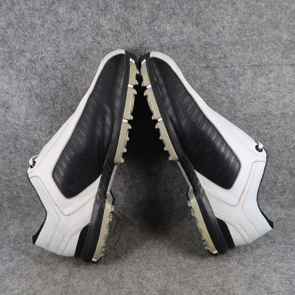 Nike Shoes Mens 10 Air Max Pro Golf Derby Sneaker Sport Active White Black Red - Picture 11 of 16